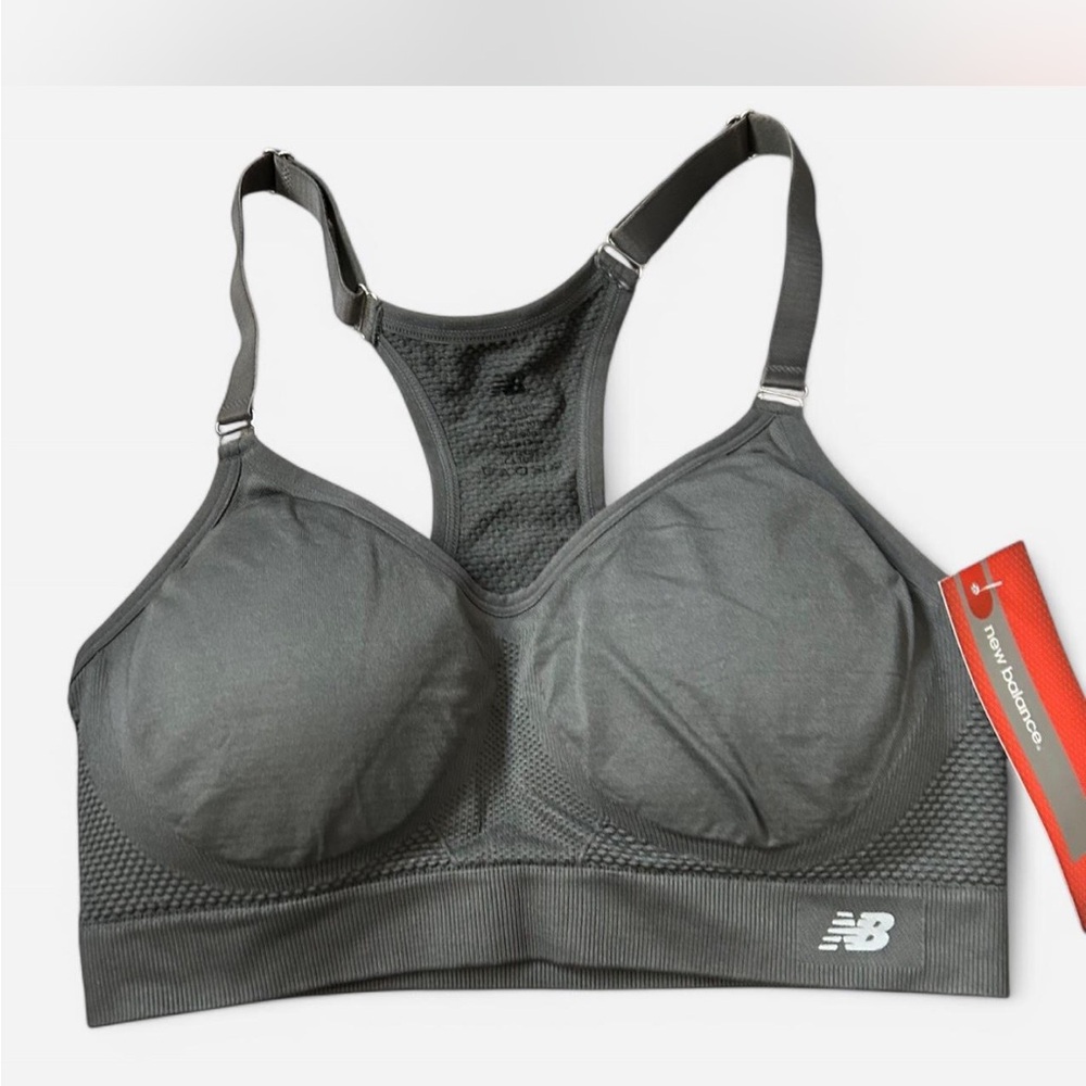 New Balance Women's Gray Sports Bra